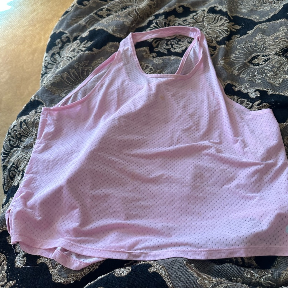 Nike Pink Dri-FIT Mesh Top